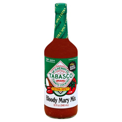 Tabasco Tomato Cocktail Bloody Marry Mix Spicy - 32 Fl. Oz.