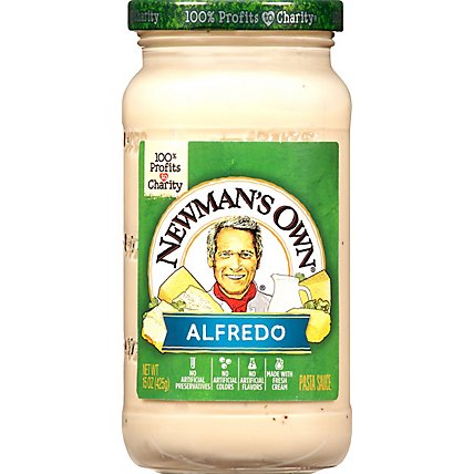 Newmans Own Pasta Sauce Alfredo - 15 Oz - Image 2