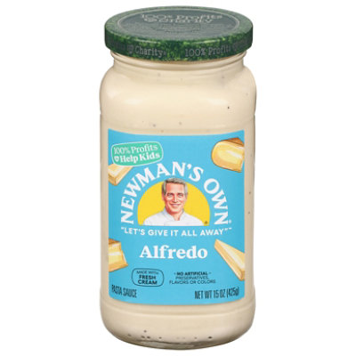 Newmans Own Pasta Sauce Alfredo - 15 Oz