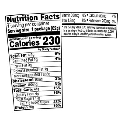 Quaker Protein Cranberry Almond Instant Oatmeal - 2.18 Oz - Image 4