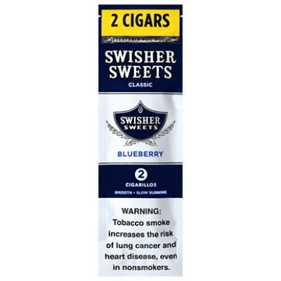Swisher Sweets Cigarillos Blueberry - 2 Package - Image 1