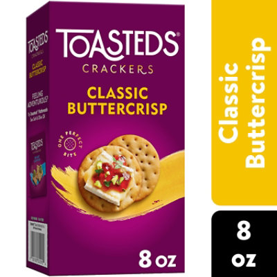 Toasteds Crackers Classic Buttercrisp Party Snacks - 8 Oz - Image 1