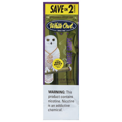 White Owl White Grape Cigarillo - 2 Package