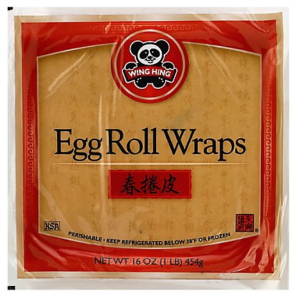 Wing Hing Egg Roll Wraps - 16 Oz - Image 1