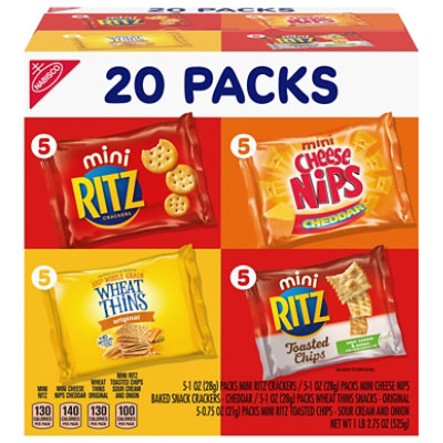 Nabisco Cookie & Cracker, Variety Pack, 1 oz, 40-count