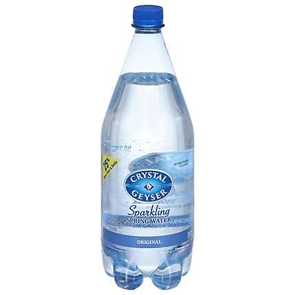 Crystal Geyser Mineral Water Sparkling Bottle - 1.25 Liter - Image 3