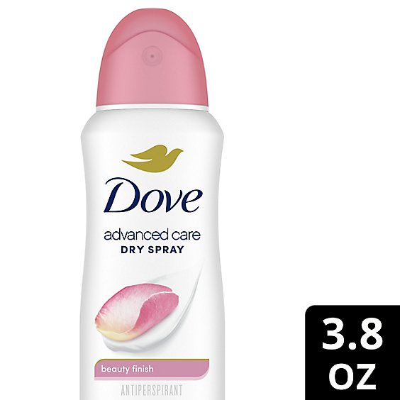 Dove Advanced Care Antiperspirant Deodorant Dry Spray Beauty Finish - 3.8 Oz
