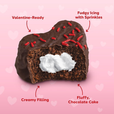 Hostess Heart Shaped Ding Dongs 8 Count - 9 Oz - Image 3