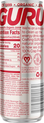 GURU Energy Drink Lite - 8.3 Fl. Oz. - Image 6