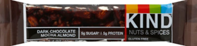 KIND Dark Chocolate Mocha Almond Gluten Free Snack Bar - 1.4 Oz - Image 1