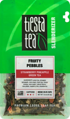 Tiesta Tea Slenderizer Green Tea Fruity Pebbles Medium Caffeine - 1.6 Oz - Image 2