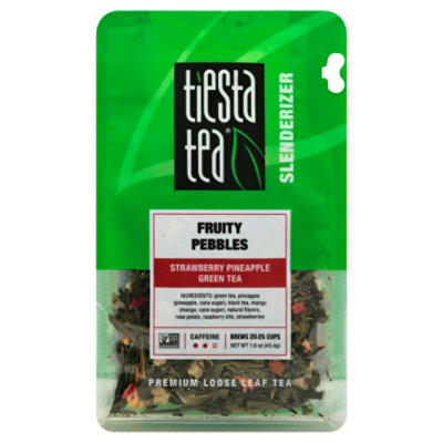 Tiesta Tea Slenderizer Green Tea Fruity Pebbles Medium Caffeine - 1.6 Oz