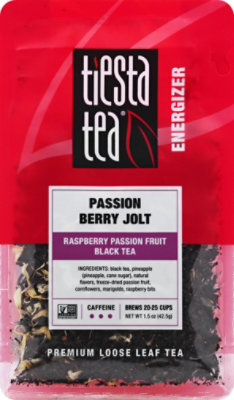 Tiesta Tea Energizer Black Tea Passion Berry Jolt - 1.5 Oz - Image 2