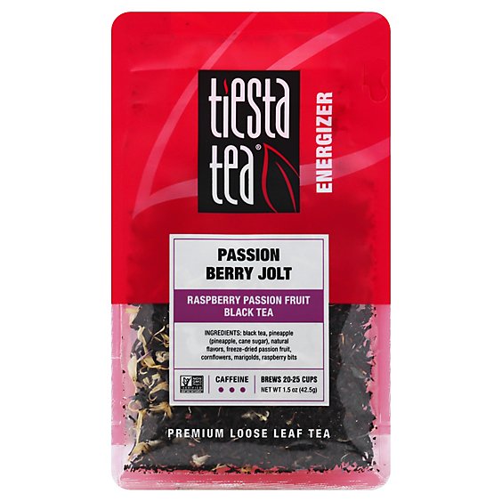 Tiesta Tea Energizer Black Tea Passion Berry Jolt - 1.5 Oz