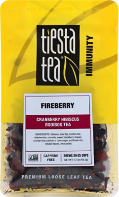 Tiesta Tea Immunity Rooibos Tea Fireberry - 1.7 Oz - Image 2