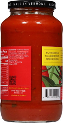 Boves Pasta Sauce Marinara - 24 Oz - Image 6