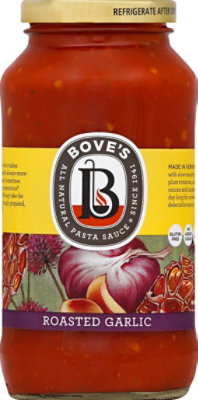 Boves Pasta Sauce Roasted Garlic - 24 Oz - Image 2