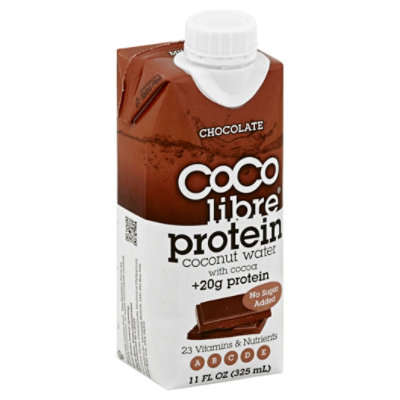 coco libre Protein Coconut Water Chocolate - 11 Fl. Oz. - Image 1