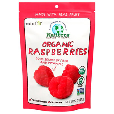 Natures All Foods Organic Raspberries Freeze-Dried - 1.3 Oz - Image 3