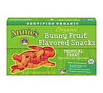 Annies Homegrown Organic Fruit Snacks Bunny Tropical Treat - 5-0.8 Oz