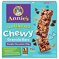 Annies Homegrown Granola Bars Chewy Gluten Free Double Chocolate Chip - 5-0.98 Oz - Image 2