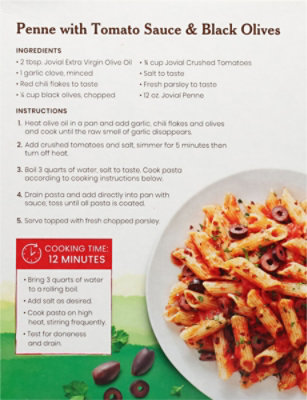 Jovial Pasta Brwnrce Org Penne Rigate - 12 Oz - Image 6