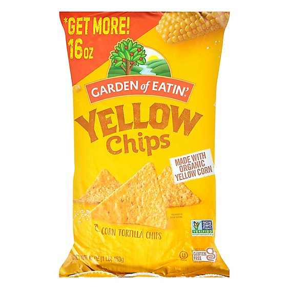 Garden of Eatin Tortilla Chips Corn Yellow Chips - 16 Oz
