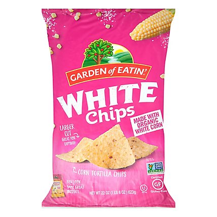 Garden of Eatin Tortilla Chips Corn White Chips - 22 Oz - Image 1