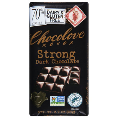 Chocolove Chocolate Bar Dark Chocolate Strong - 3.2 Oz - Image 3