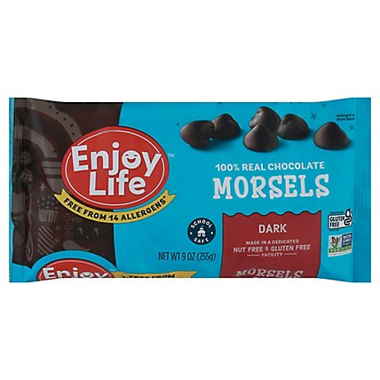 Enjoy Life Baking Chocolate Morsels Dark - 9 Oz - Image 3
