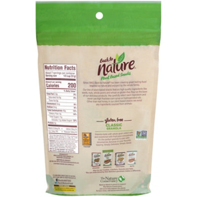 back to NATURE Granola Gluten-Free Classic - 11 Oz - Image 5