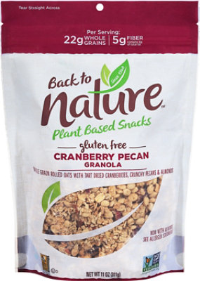 back to NATURE Granola Gluten-Free Cranberry Pecan - 11 Oz - Image 3