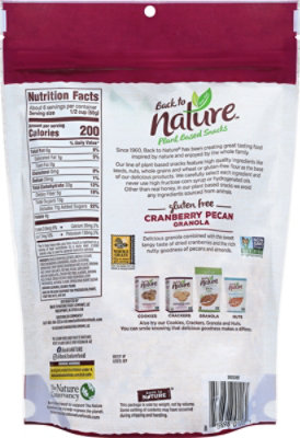 back to NATURE Granola Gluten-Free Cranberry Pecan - 11 Oz - Image 5