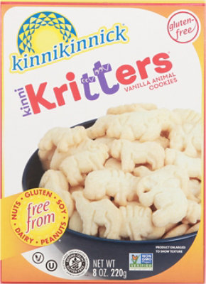 Kinnikinnick KinniKritters Cookies Animal Gluten Free Graham Style Box - 220 Gram - Image 2