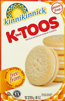 Kinnitoos Vanilla Creme Sandwich Cookies - 8 Oz - Image 2