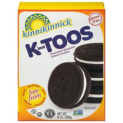 Kinnitoos Cream Chocolate Sandwich Cookies - 8 Oz - Image 3