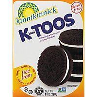 Kinnitoos Cream Chocolate Sandwich Cookies - 8 Oz - Image 2
