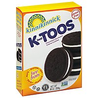 Kinnitoos Cream Chocolate Sandwich Cookies - 8 Oz - Image 1