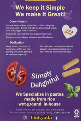 Tinkyada Pasta Joy Ready Brown Rice Pasta Penne Bag - 16 Oz - Image 5