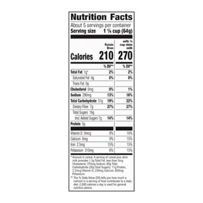 Cascadian Farm Organic Cereal Raisin Bran - 12 Oz - Image 3