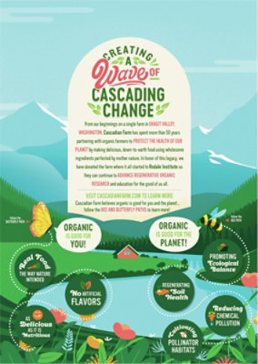 Cascadian Farm Organic Cereal Honey Nut Os - 9.5 Oz - Image 5