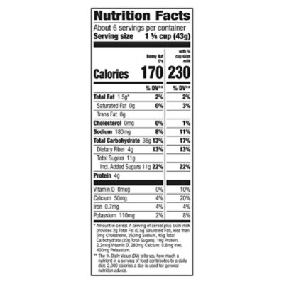 Cascadian Farm Organic Cereal Honey Nut Os - 9.5 Oz - Image 3