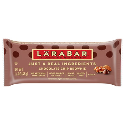 Larabar Bar Fruit & Nut Food Chocolate Chip Brownie - 1.6 Oz - Image 3