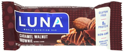 Luna Bar Crml Nut Brwnie - 1.7 Oz - Image 1