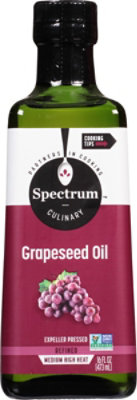 Spectrum Grapeseed Oil Expeller Pressed Refined - 16 Fl. Oz. - Image 2