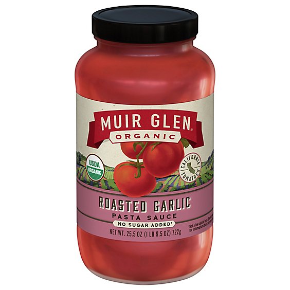 Muir Glen Organic Pasta Sauce Roasted Garlic - 25.5 Oz