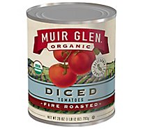 Muir Glen Tomatoes Organic Diced Fire Rosted - 28 Oz
