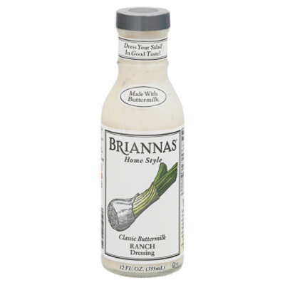 BRIANNAS Dressing Home Style Ranch Classic Buttermilk - 12 Fl. Oz. - Image 2
