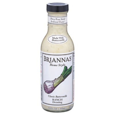 BRIANNAS Dressing Home Style Ranch Classic Buttermilk - 12 Fl. Oz. - Image 2