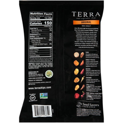 TERRA Vegetable Chips Original Sea Salt Bag - 6.8 Oz - Image 5